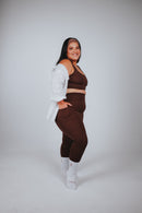 CONJUNTO CALÇA COM BOLSOS LATERAIS E TOP - ESSENCE